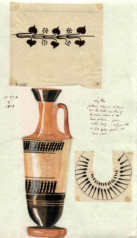 (37A) lekythos and detail